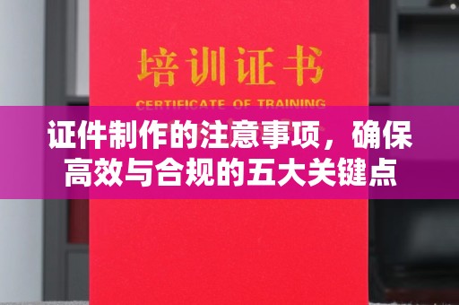 瑶海证件制作的注意事项，确保高效与合规的五大关键点